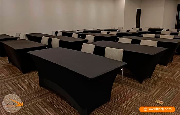 alquiler de tablones con lycra para eventos
