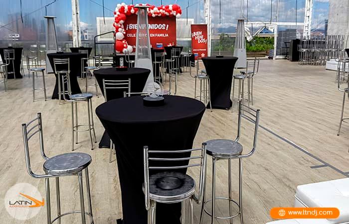 mesa alta para eventos en bogota