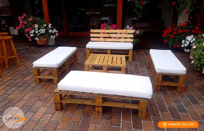 alquiler de salas en madera